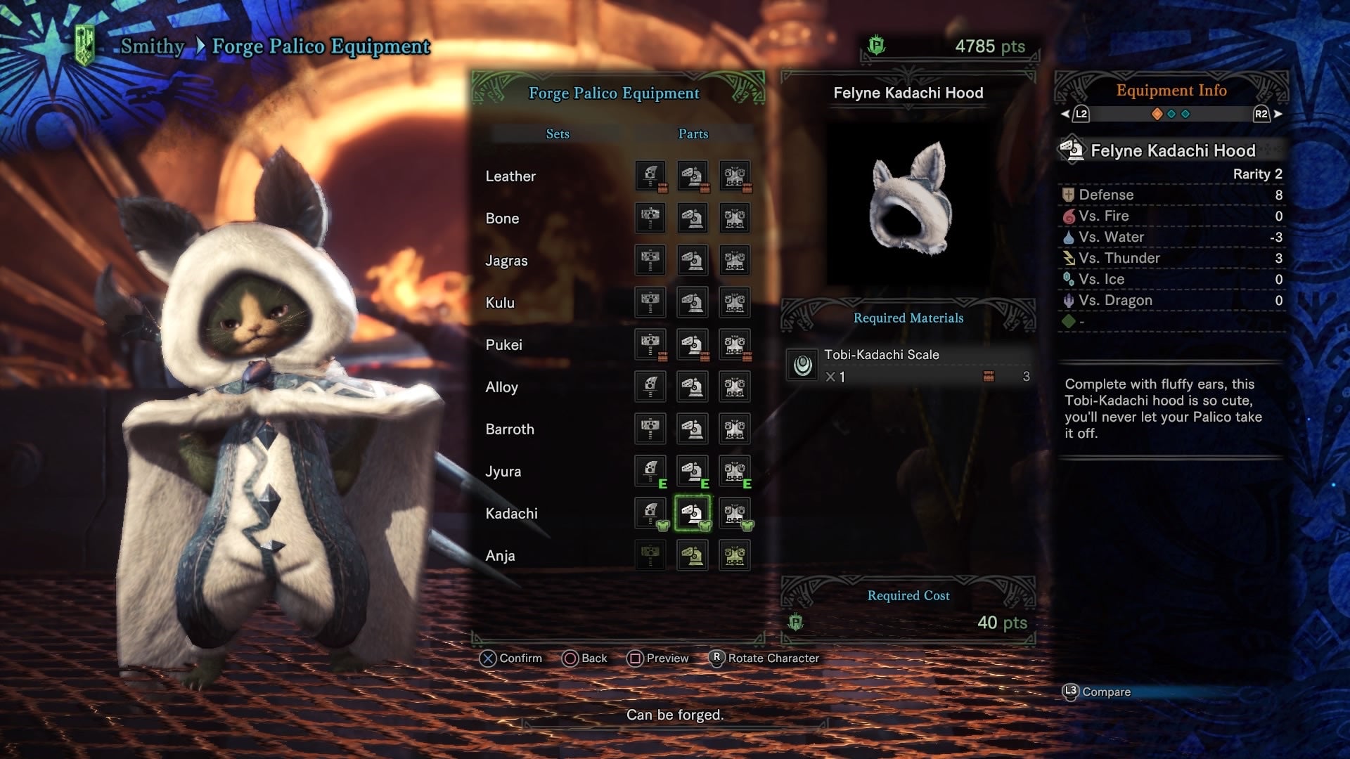 Monster Hunter World Palico upgrades Palico Gadgets, Palico armour